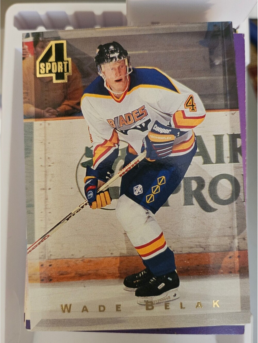 1994 Classic Four-Sport Gold #126 Wade Belak (Saskatoon) Hockey Card